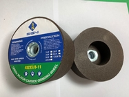 4 Inch Abrasive Green Silicon Carbide Grinding Stone Dengan 5 / 8-11 Thread Untuk Granit 4X2X5 / 8-11.120 Grit