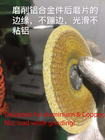 Roda Gerinda Aluminium Tanpa Pemuatan (Tidak Muat Saat Menggiling Aluminium, Tembaga Dan Non Ferrous)
